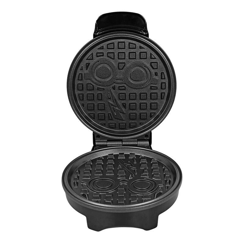 Harry Potter Waffle Maker Glasses and Lightning Bolt Uncanny Brands