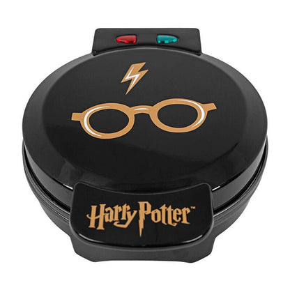 Harry Potter Waffle Maker Glasses and Lightning Bolt Uncanny Brands