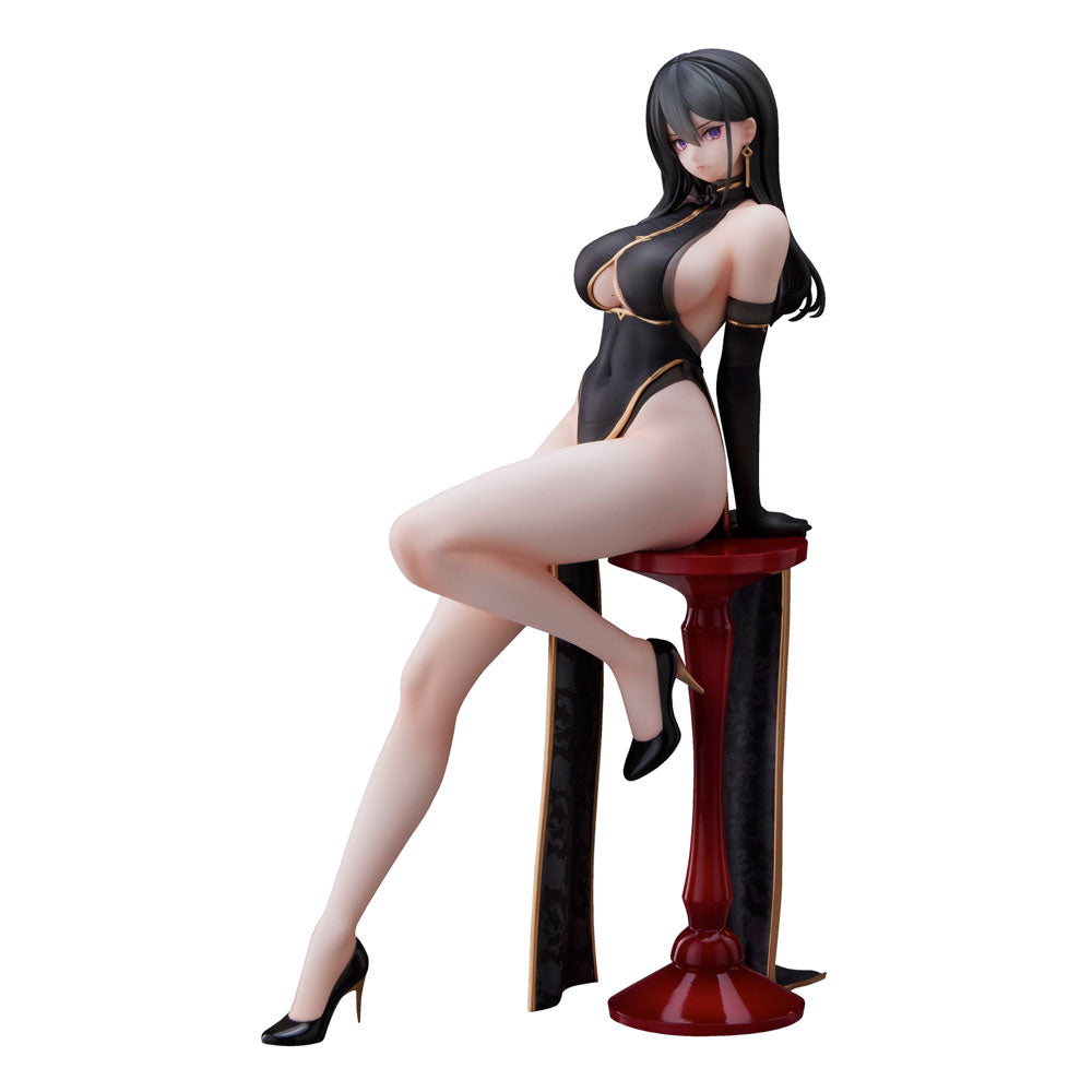 Original Character PVC Statue Hayabusa Illustration Black China Dress-chan 16 cm Union Creative