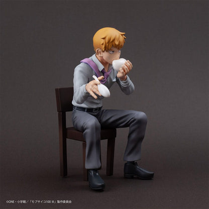 Mob Psycho 100 III x Bunbougu Cafe 2022 PVC Statue Arataka Reigen 14 cm