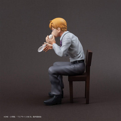Mob Psycho 100 III x Bunbougu Cafe 2022 PVC Statue Arataka Reigen 14 cm