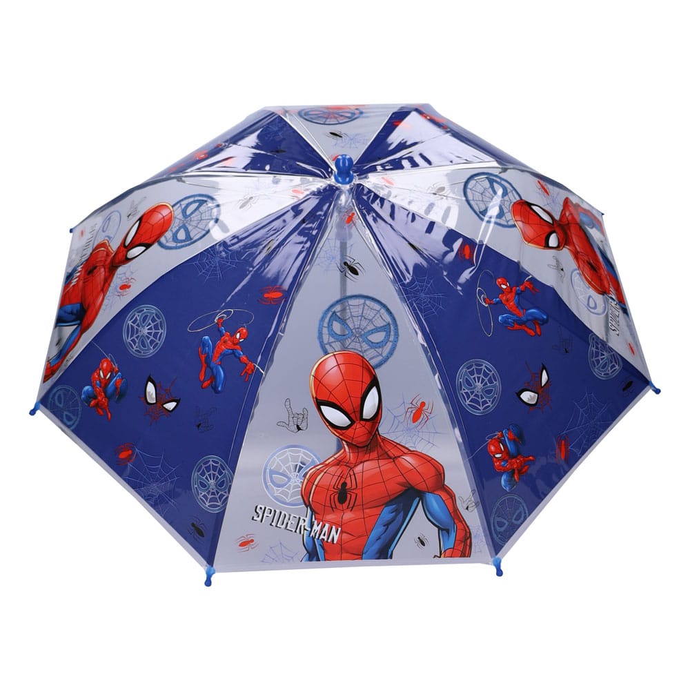 Spider-Man Umbrella Rainy Days Blue Umbrellas