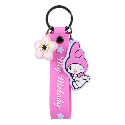 Sanrio Key Chain Hello Kitty & Friends FunKey Chains Pink Keyrings