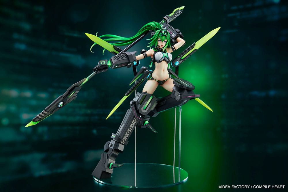 New Dimension Game Neptunia VII PVC Statue 1/7 Next Green Limited Edition 38 cm Action figures