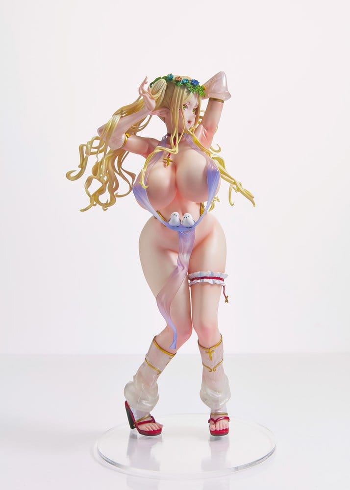 Original Character Elf Village Series PVC Figure 1/6 4th Villager Priscilla Bathing Suit Ver. 25 cm