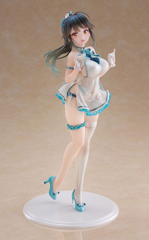 Avian Romance Pink Label 5 PVC Statue 1/6 Ponytail Girl: Qipao 29 cm Wave
