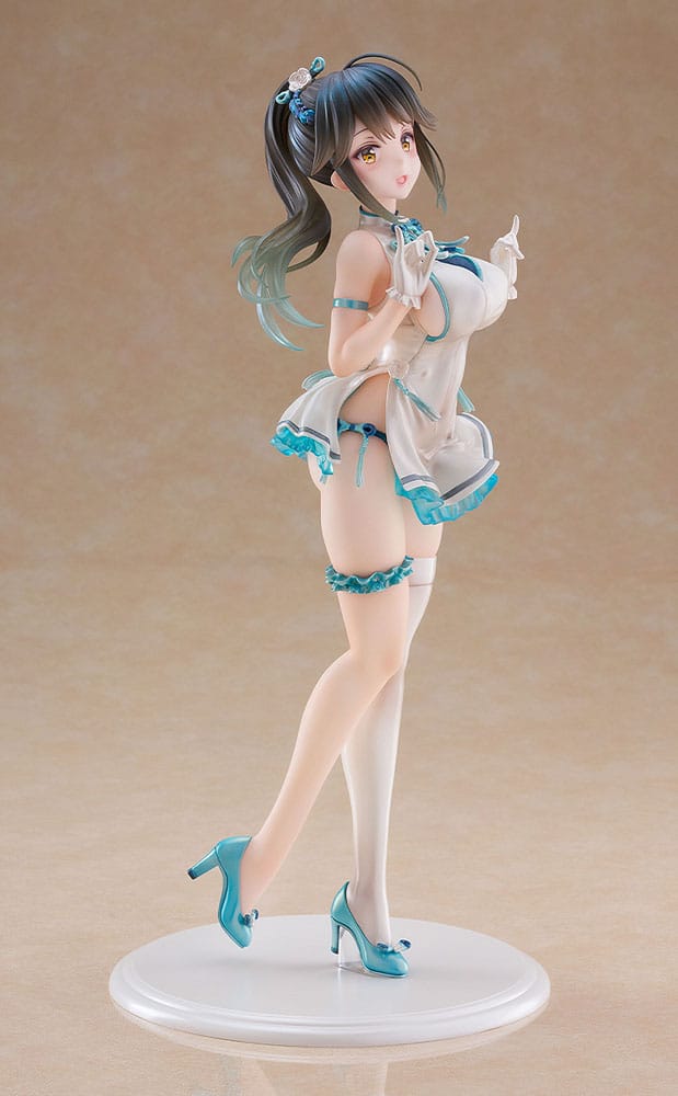 Avian Romance Pink Label 5 PVC Statue 1/6 Ponytail Girl: Qipao 29 cm Wave