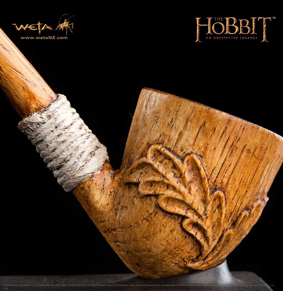 The Hobbit An Unexpected Journey Replica 1/1 The Pipe of Bilbo Baggins 35 cm Weta Workshop