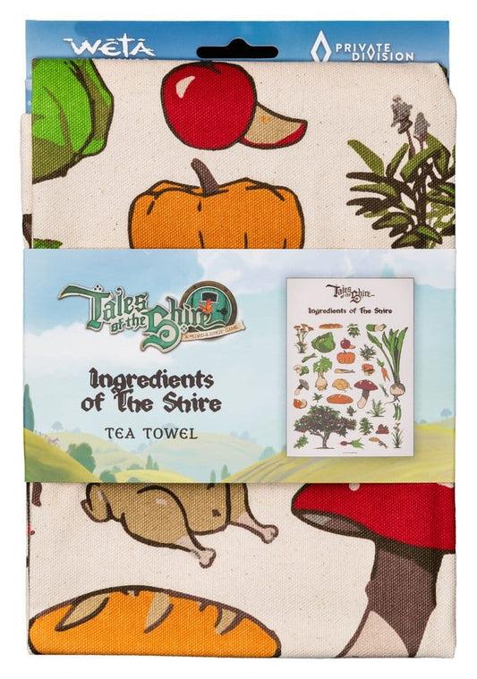 Lord of the Rings Tea Towel Ingredients of The Shire (Tales of the Shire (2025)) 69 cm Weta Workshop