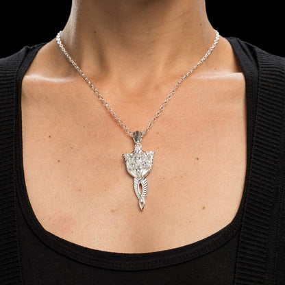 Lord of the Rings Replica 1/1 Pendant & Chain Evenstar (Sterling Silver) Weta Workshop