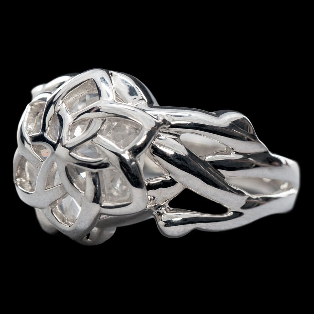 Lord of the Rings Nenya - The Ring of Galadriel (Sterling Silver) Size 9.75 Weta Workshop