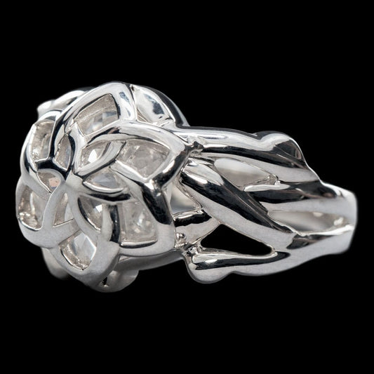 Lord of the Rings Nenya - The Ring of Galadriel (Sterling Silver) Size 9.75 Weta Workshop