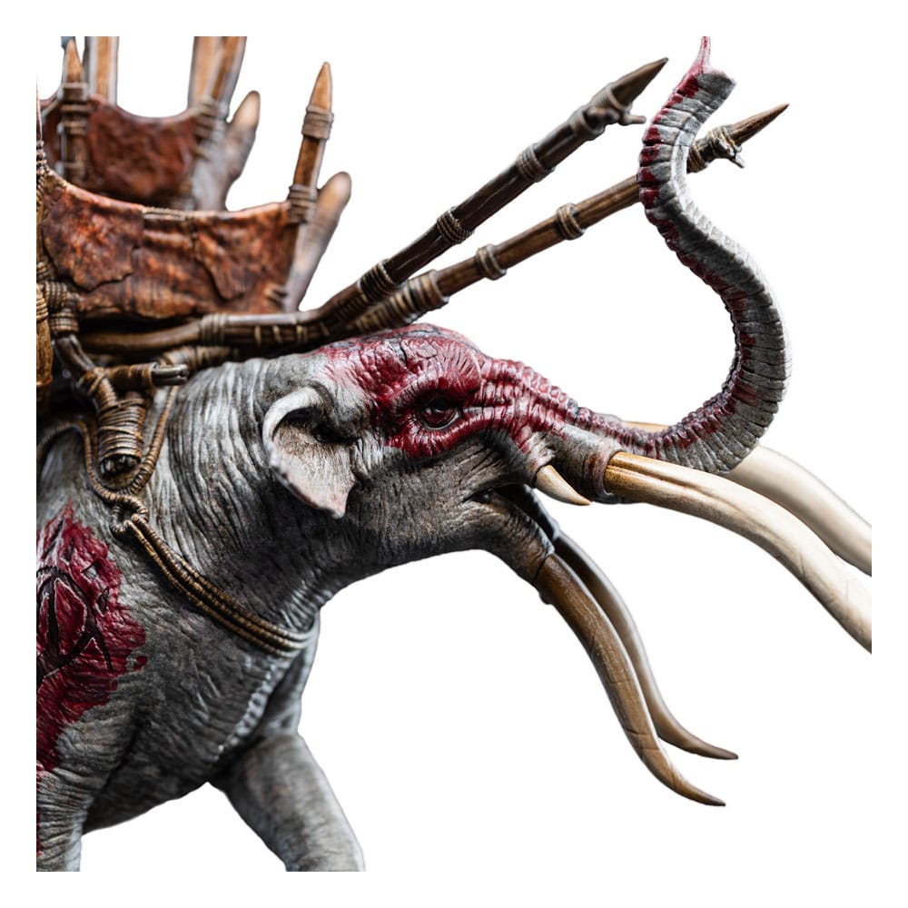 Lord of the Rings Mini Statue Mumak in Battle 17 cm Weta Workshop