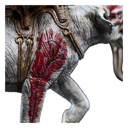 Lord of the Rings Mini Statue Mumak in Battle 17 cm Weta Workshop