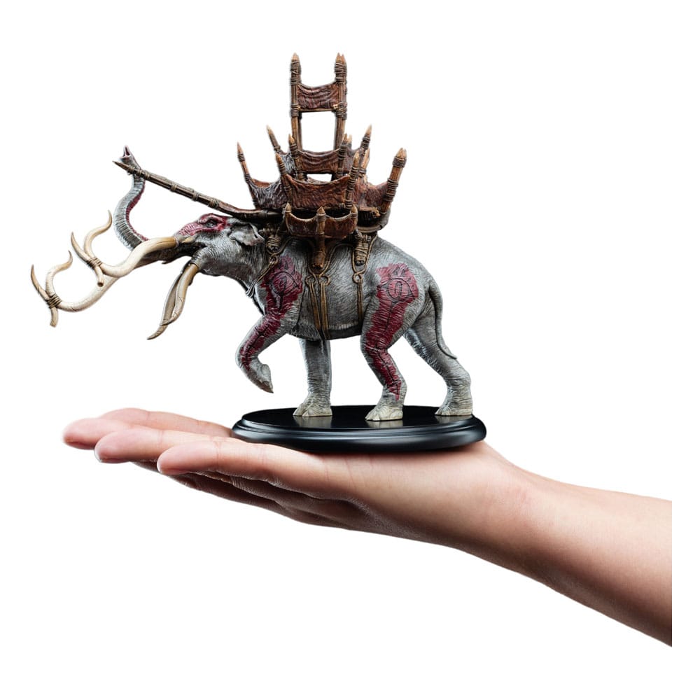 Lord of the Rings Mini Statue Mumak in Battle 17 cm Weta Workshop