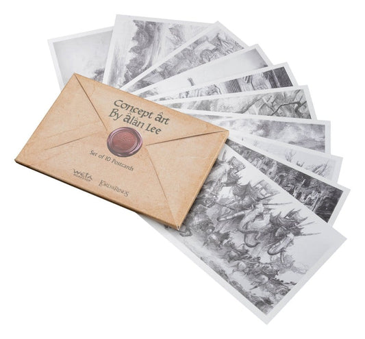 Lord of the Rings Postcards Set Concept Art by Alan Lee: The Lord of the Rings 15 x 12 cm Weta Workshop