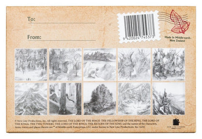 Lord of the Rings Postcards Set Concept Art by Alan Lee: The Lord of the Rings 15 x 12 cm