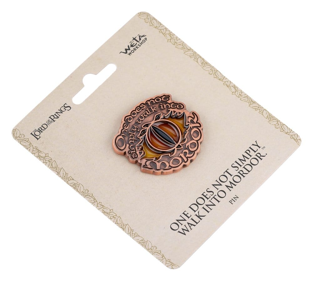 Lord of the Rings Collectors Pin One Does Not Simply Walk Into Mordor 4 cm