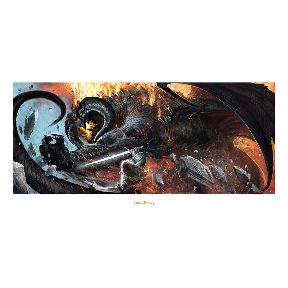 Lord of the Rings Art Print The Battle of the Peak 59 x 30 cm Posters & Wallscrolls