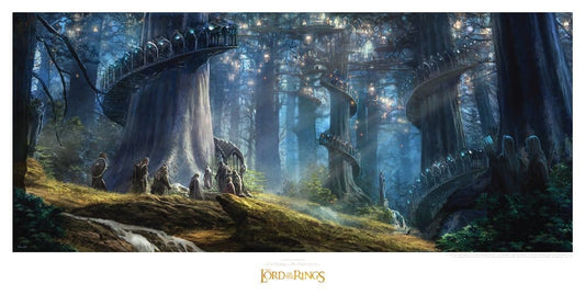 Lord of the Rings Art Print Lothlorien 59 x 30 cm Weta Workshop
