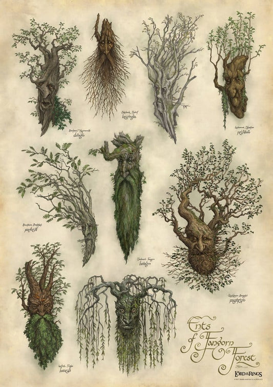Lord of the Rings Art Print Ent's of Fangorn Forest 59 x 30 cm Weta Workshop