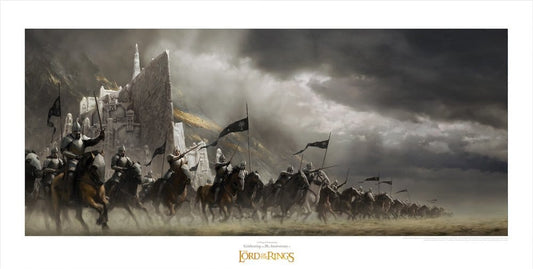 Lord of the Rings Art Print Faramir's Charge 59 x 30 cm Weta Workshop