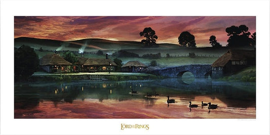 Lord of the Rings Art Print Return to the Green Dragon Inn 59 x 42 cm Weta Workshop