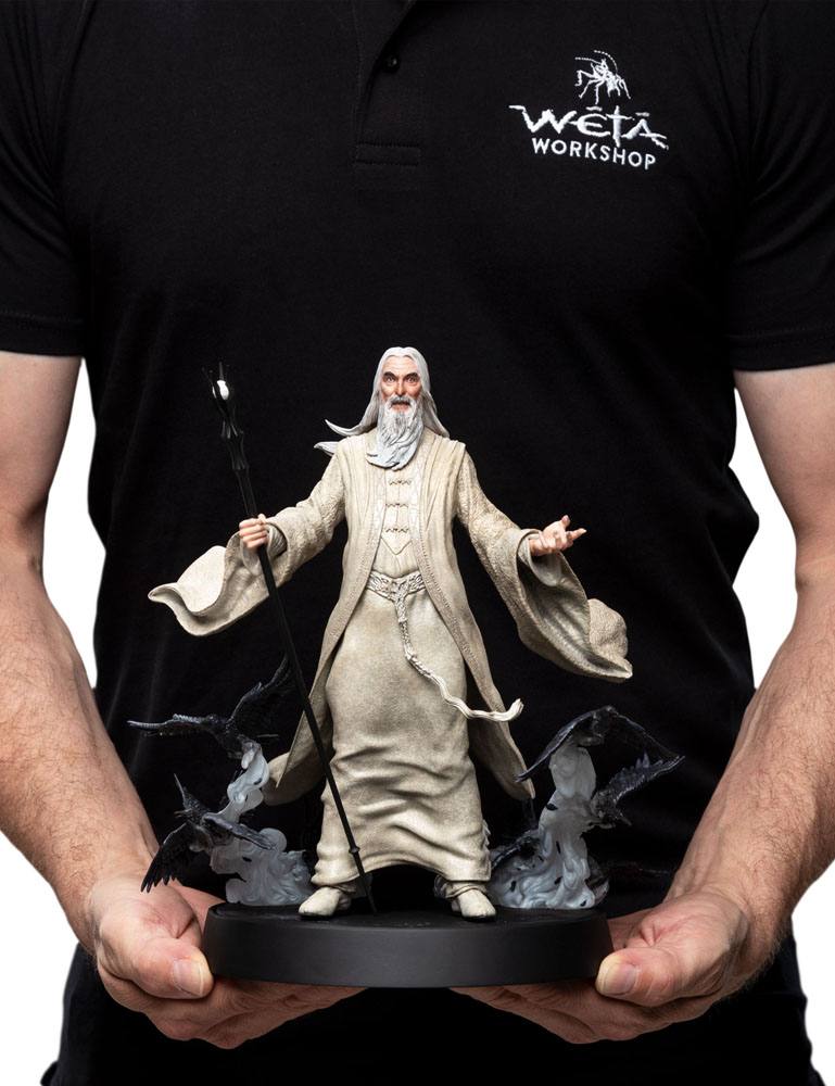 The Lord of the Rings Figures of Fandom PVC Statue Saruman the White 26 cm Weta Workshop