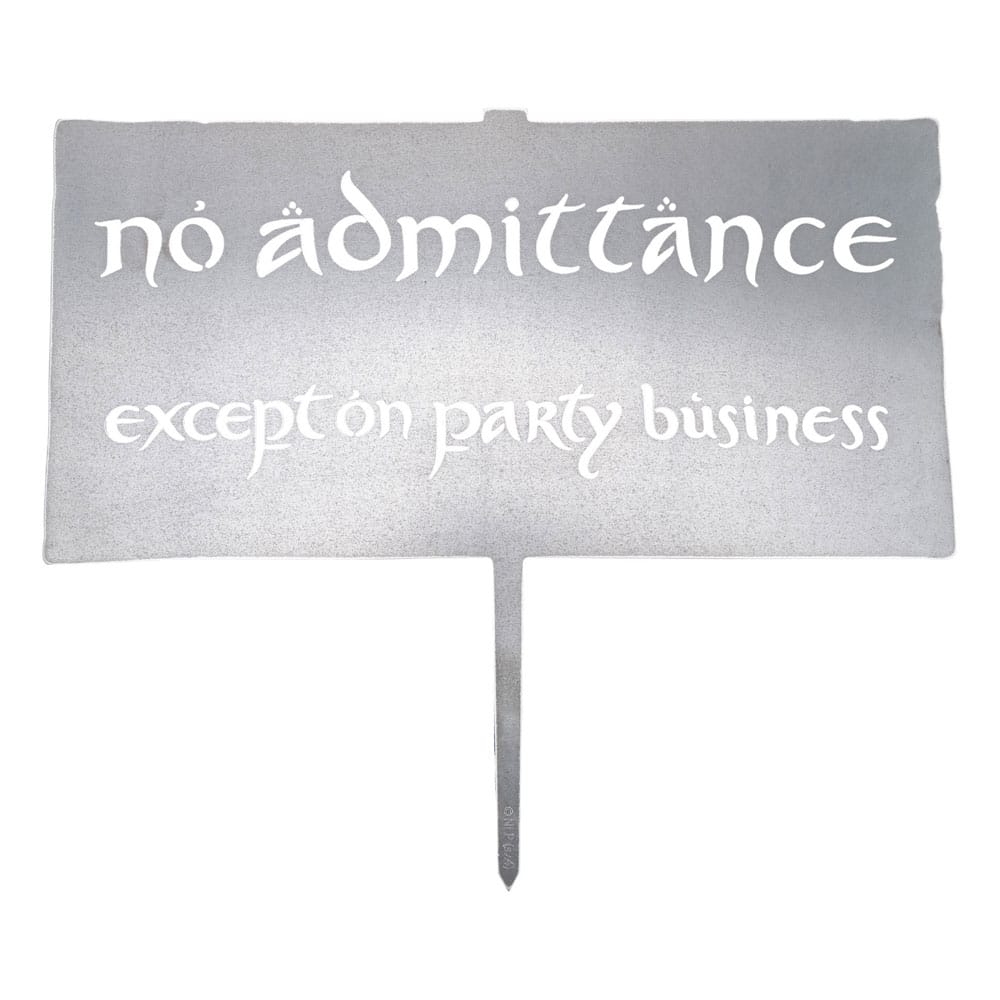 The Lord of the Rings Metalbird No Admittance Sign 32 cm Weta Workshop