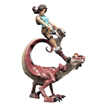 Tomb Raider Mini Epics Vinyl Figure Lara Croft & Raptor 24 cm Mini-figures