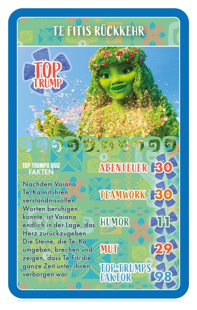 Moana Card Game Top Trumps *German Version*