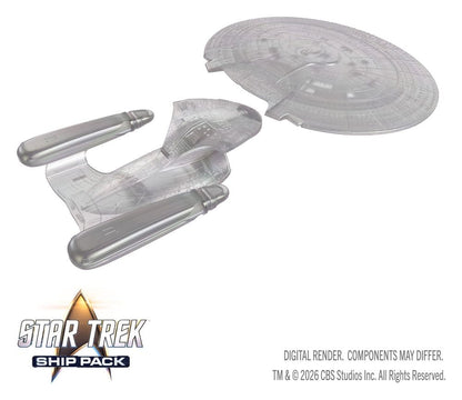 Star Trek Ship Pack Boxed prepainted Miniatures U.S.S. Enterprise - 60th Anniversary Edition 22 cm