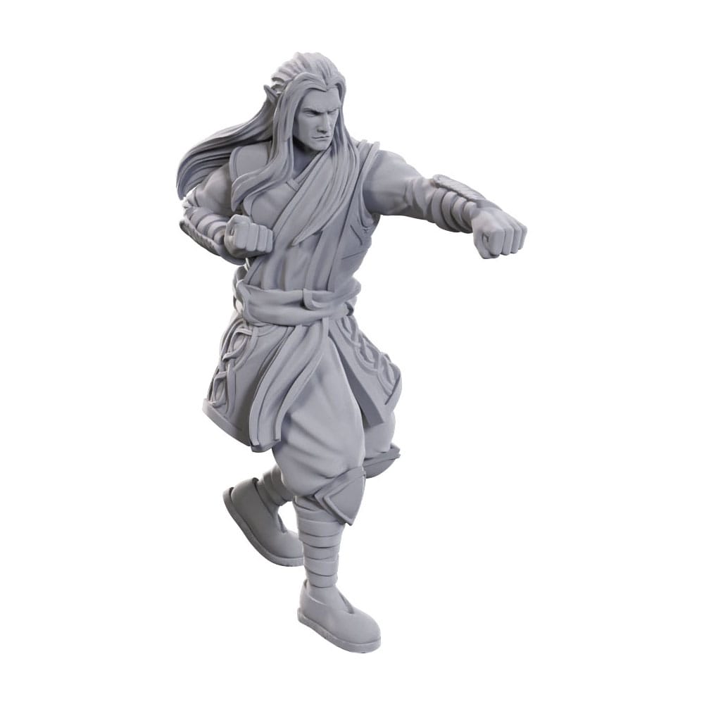 D&D Nolzur's Marvelous Miniatures Unpainted Miniatures 2-Pack Archdruid & Martial Arts Adept - FanofThings.co.uk