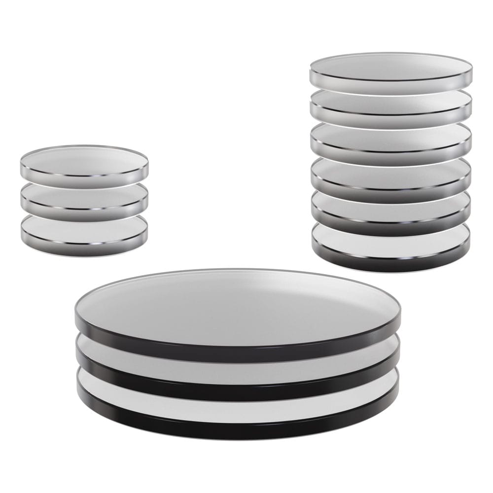 WizKids Deep Cuts Clear Bases for Miniatures 12-Pack Wizkids