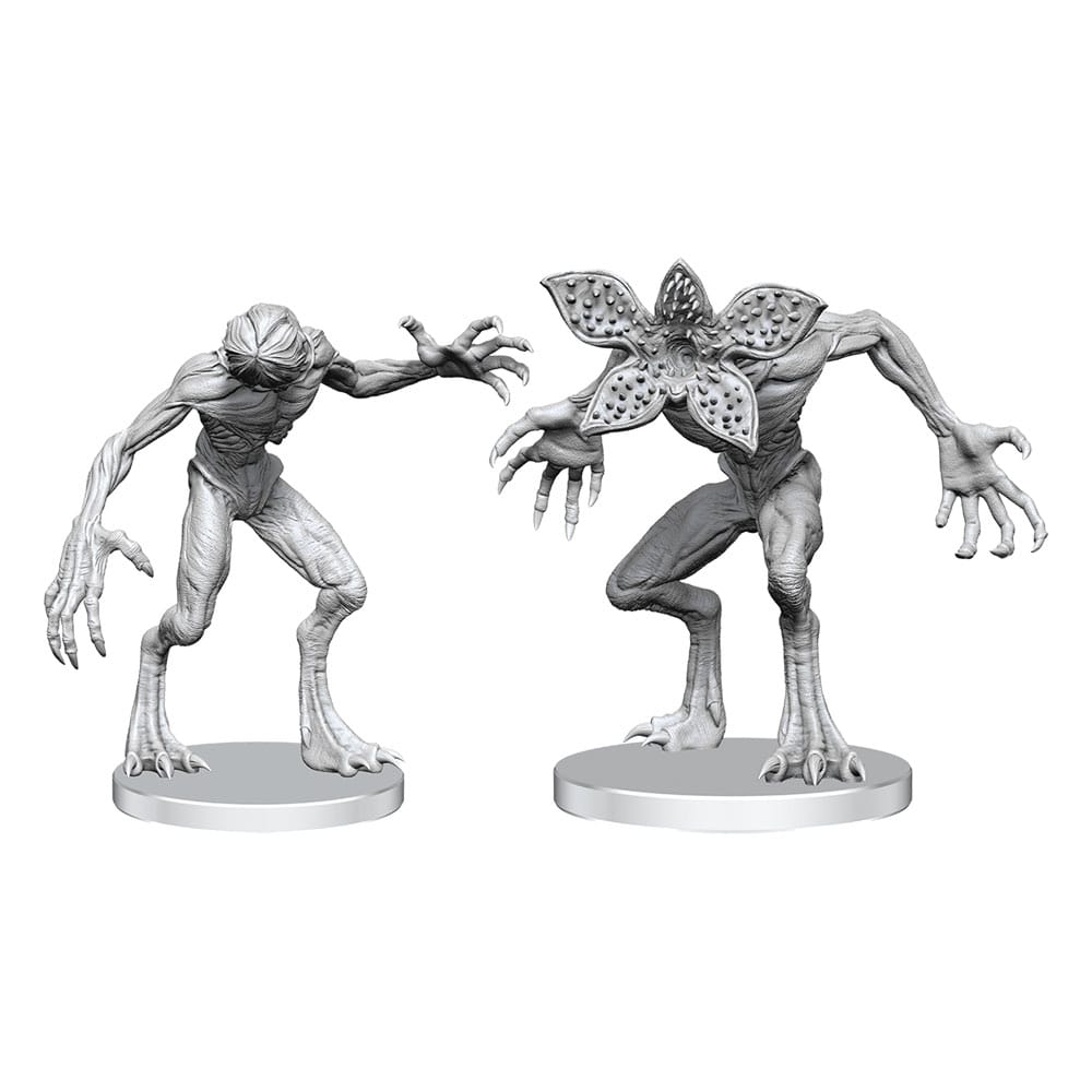 Stranger Things Unpainted Miniatures Demogorgons Wizkids