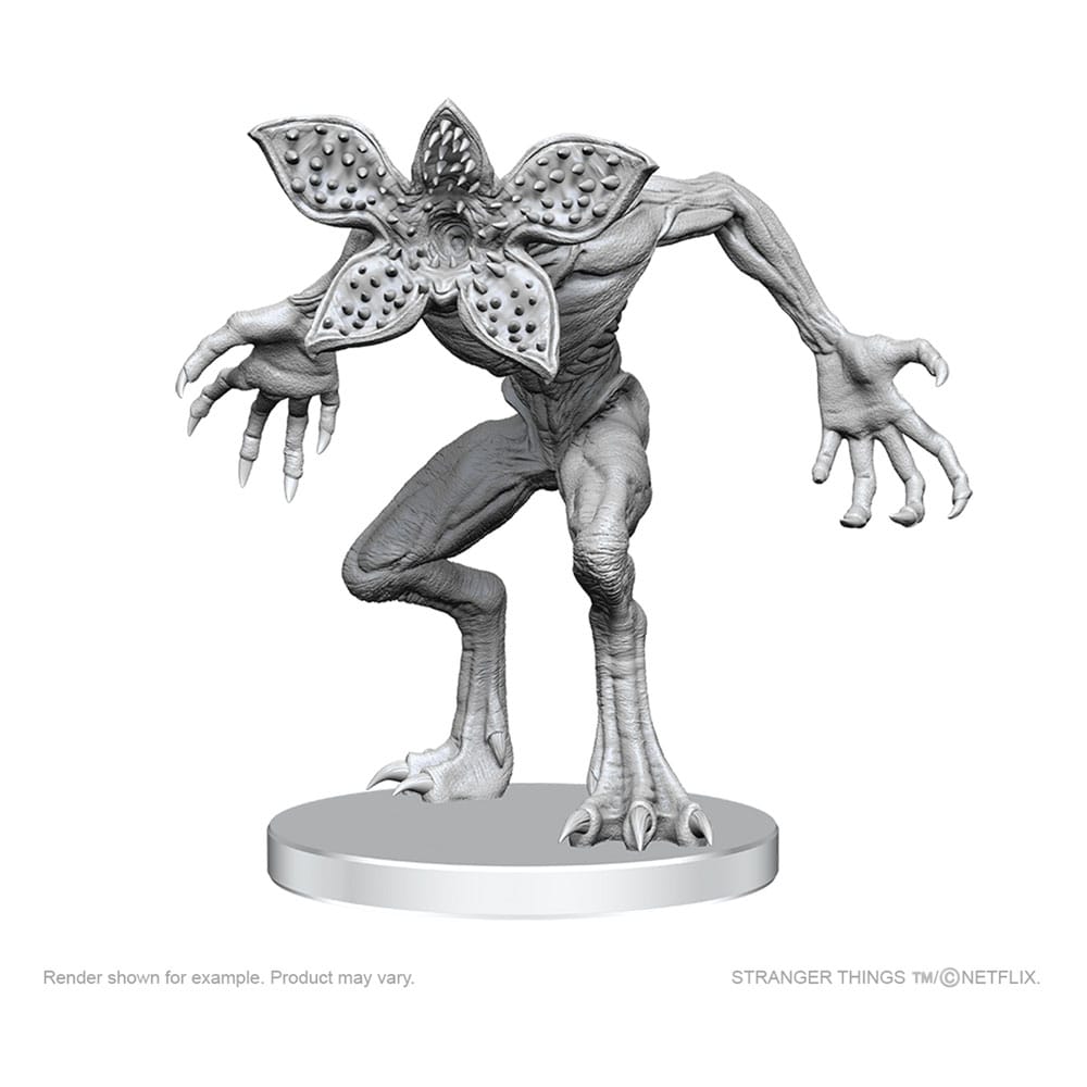 Stranger Things Unpainted Miniatures Demogorgons Wizkids