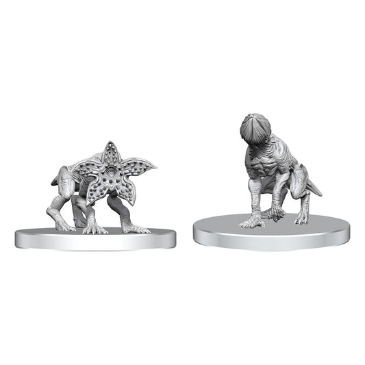 Stranger Things Unpainted Miniatures Demodogs Miniature Gaming & Tabletop