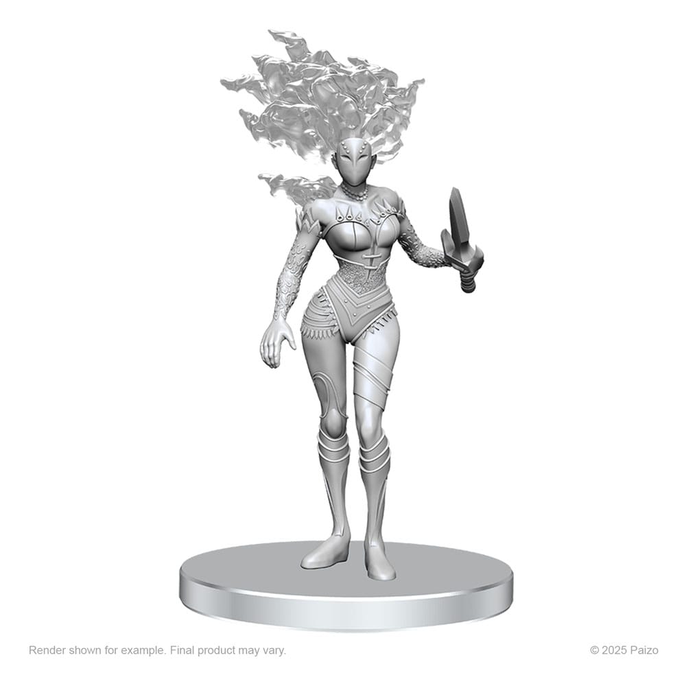 Pathfinder Deep Cuts Unpainted Miniatures Gargoyle & Shae