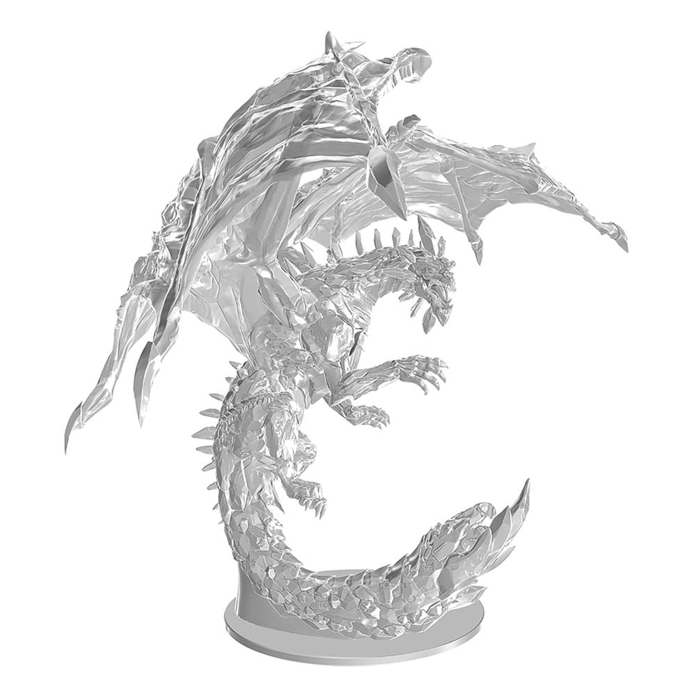 D&D Nolzur's Marvelous Miniatures Unpainted Miniatures Adult Amethyst Dragon 38 cm Wizkids
