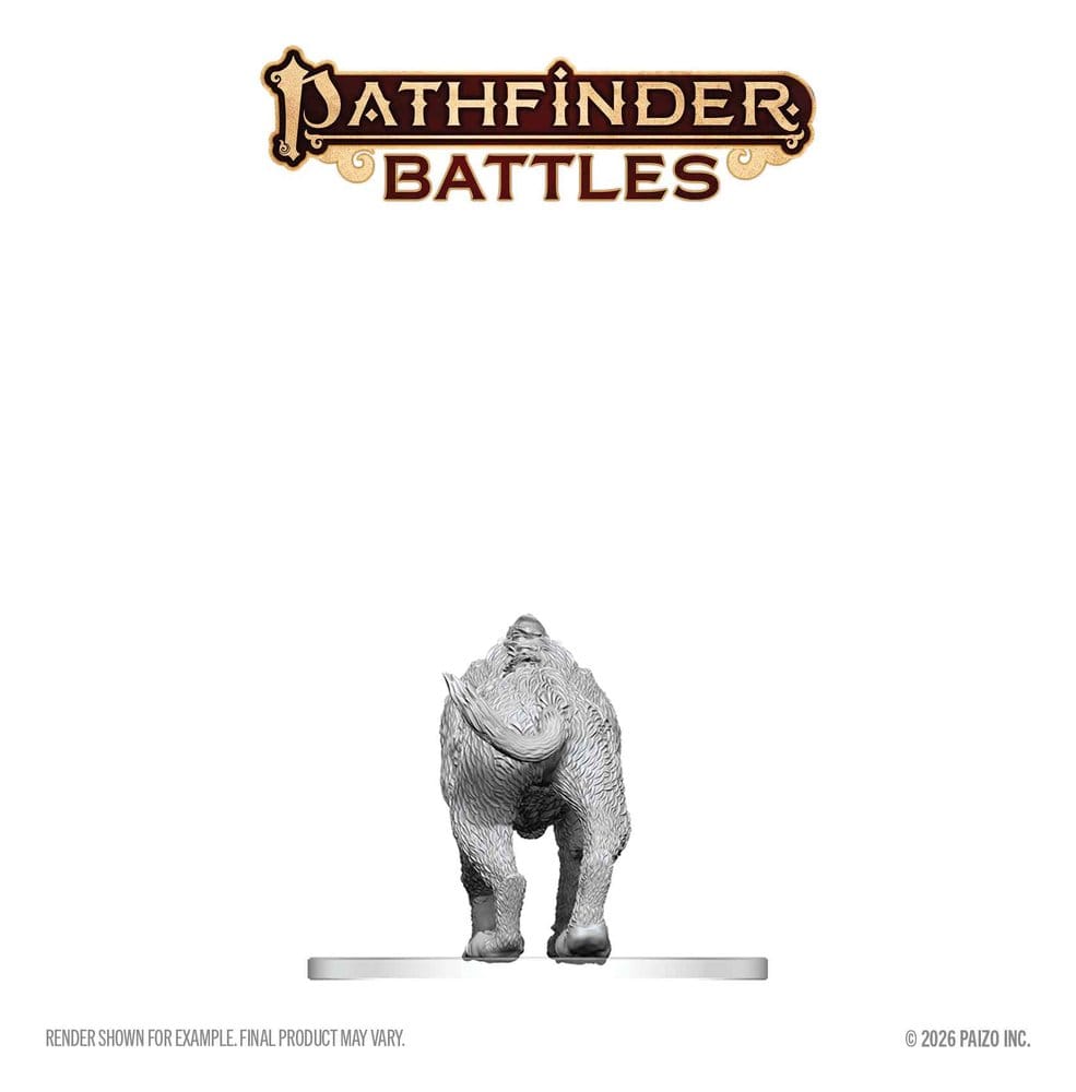Pathfinder Battles Deep Cuts Unpainted Miniature Hyaenodon 13 cm