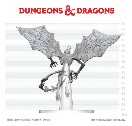 Dungeons & Dragons Nolzur's Marvelous Miniatures Unpainted Miniature Nightgaunt 17 cm
