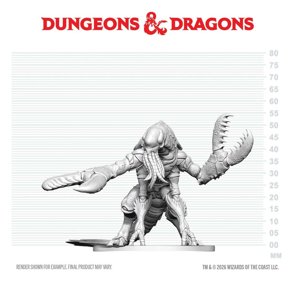 D&D Nolzur's Marvelous Miniatures Mini Figure Chuul 6 cm