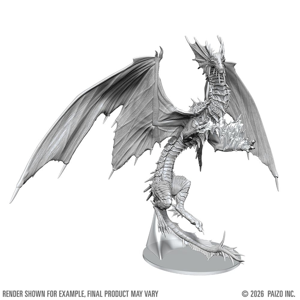 Pathfinder Deep Cuts Unpainted Boxed Miniature Adult Mirage Dragon 23 cm Wizkids