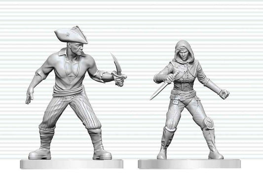 Dungeons & Dragons Nolzur's Marvelous Miniatures Unpainted Miniature Bandit & Pirate 14 cm