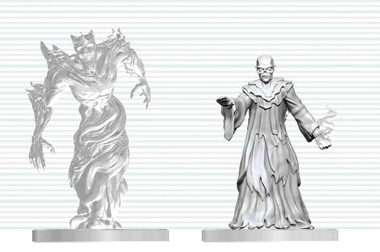 Dungeons & Dragons Nolzur's Marvelous Miniatures Unpainted Miniature Ghast Gravecaller & Wraith 14 cm
