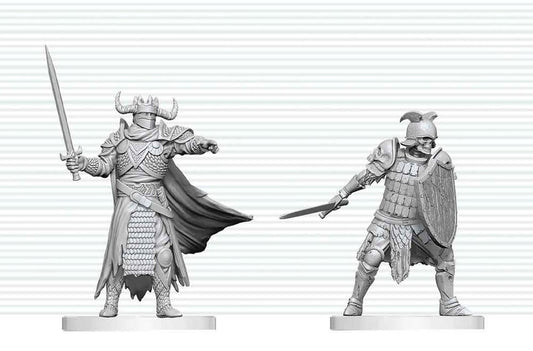 Dungeons & Dragons Nolzur's Marvelous Miniatures Unpainted Miniature Death Knight & Death Knight Aspirant 14 cm