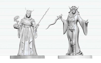 Dungeons & Dragons Nolzur's Marvelous Miniatures Unpainted Miniature Cultist Fanatic & Hierophant 14 cm