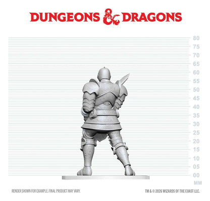 Dungeons & Dragons Nolzur's Marvelous Miniatures Unpainted Miniature Red Knight Guardian Golem 14 cm