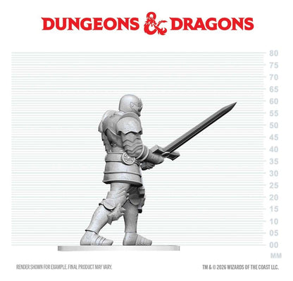 Dungeons & Dragons Nolzur's Marvelous Miniatures Unpainted Miniature Red Knight Guardian Golem 14 cm