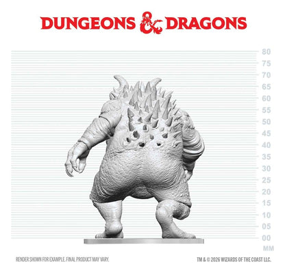 Dungeons & Dragons Nolzur's Marvelous Miniatures Unpainted Miniature Hezrou 17 cm